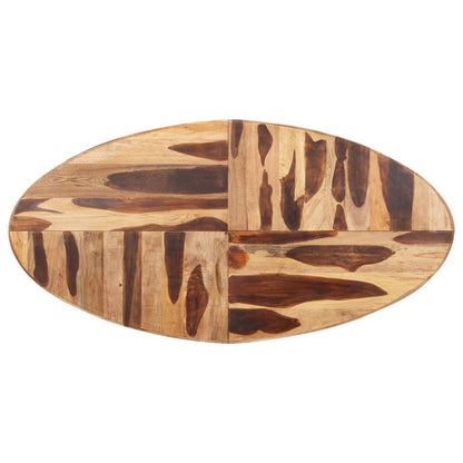 Tavolo da Pranzo Ovale 200x100x75 cm in Legno di Acacia