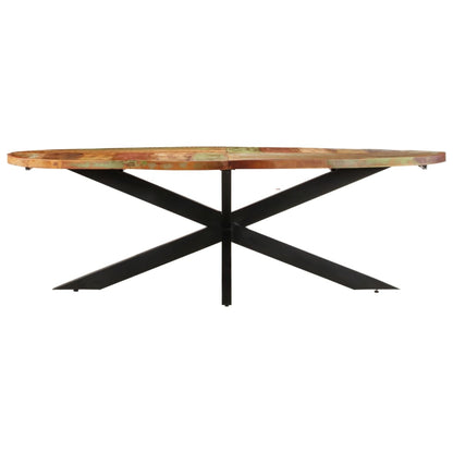 Tavolo da Pranzo 240x100x75 cm in Legno Massello di Recupero