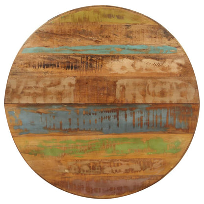 Tavolo da Pranzo Rotondo 100x100x75 cm Massello di Recupero