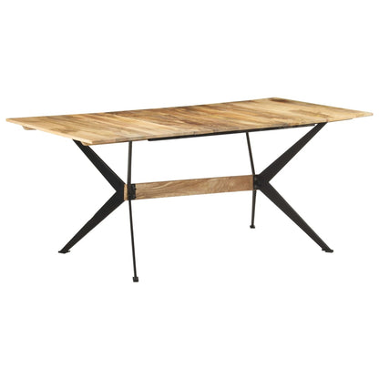 Tavolo da Pranzo 180x90x76 cm in Legno Massello di Mango