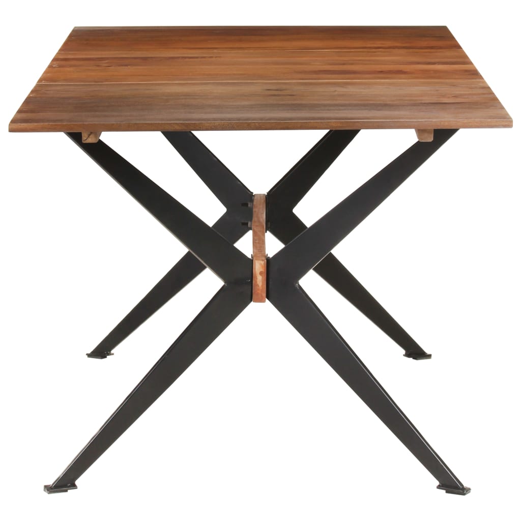Tavolo da Pranzo 180x90x76 cm in Legno Massello di Mango