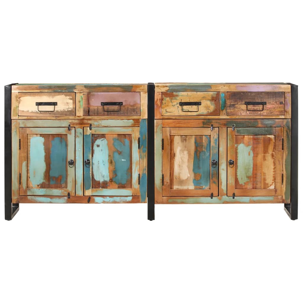 Credenza 172x35x80 cm in Legno Massello di Recupero