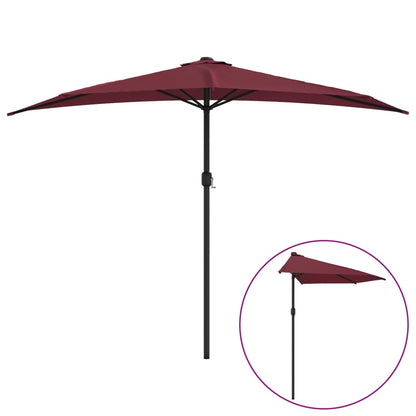 Ombrellone Balcone Palo in Alluminio BordÃƒÂ² 300x155x223cm a MetÃƒÂ 