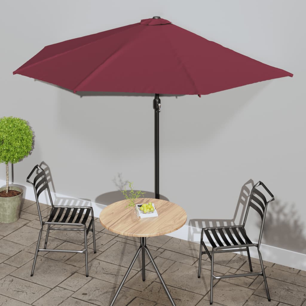 Ombrellone Balcone Palo in Alluminio BordÃƒÂ² 300x155x223cm a MetÃƒÂ 