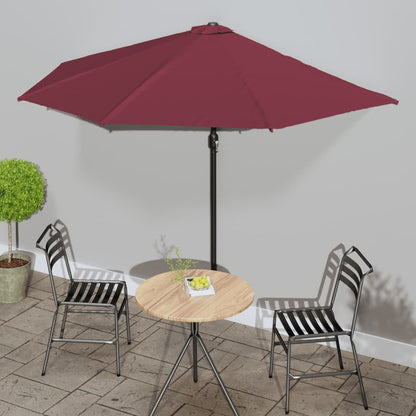Ombrellone Balcone Palo in Alluminio BordÃƒÂ² 300x155x223cm a MetÃƒÂ 