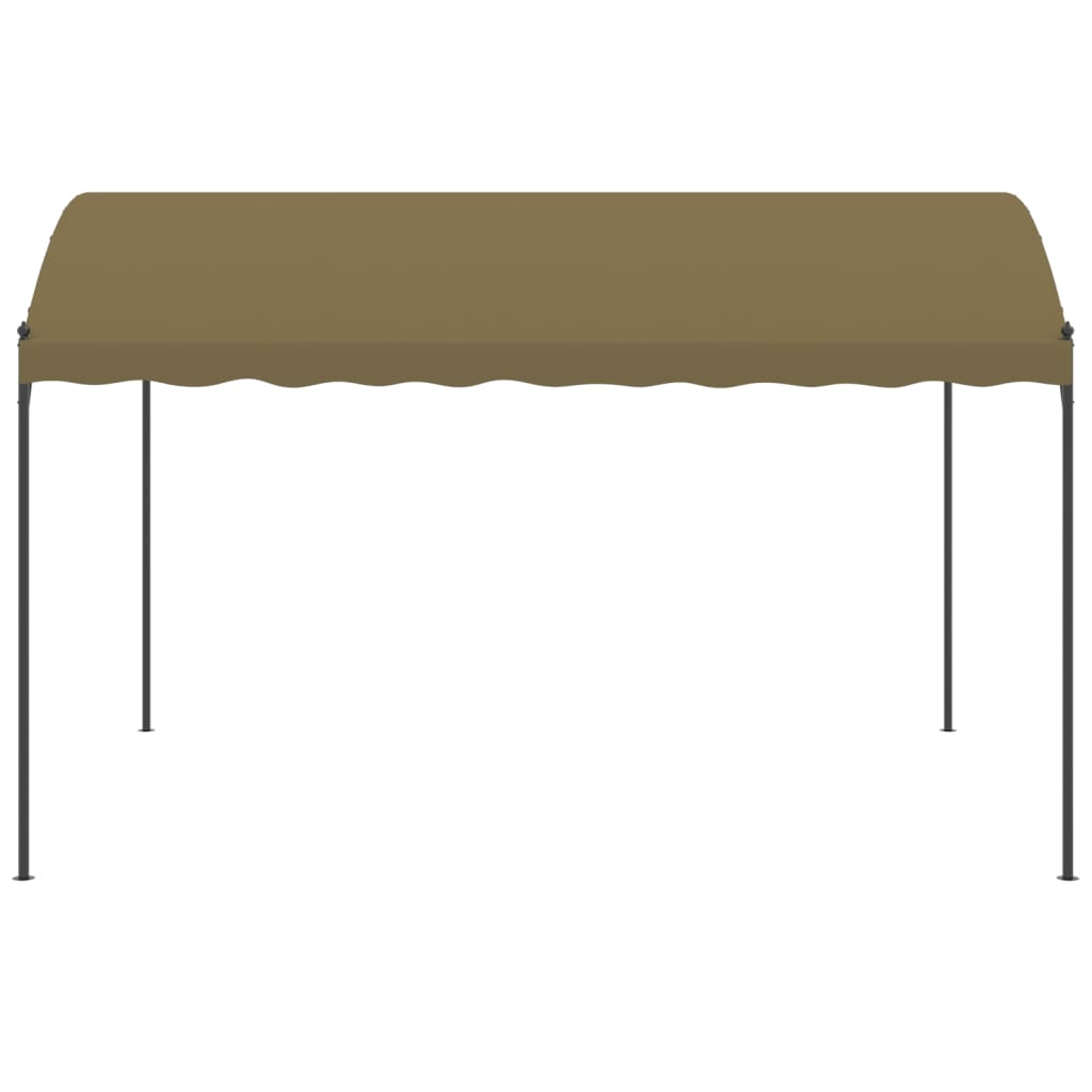 Gazebo 4x3x2,6 m Grigio Talpa 180 g/mÂ²