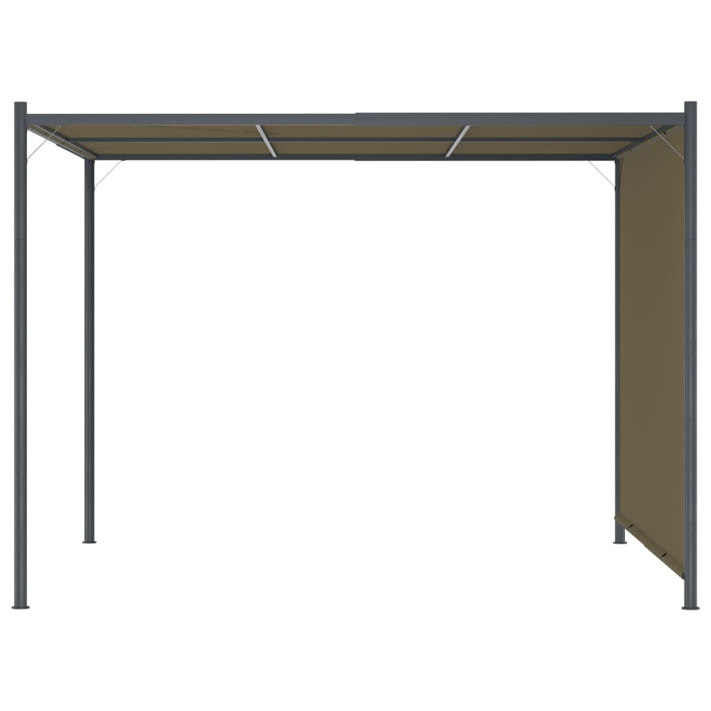 Gazebo da Giardino con Tetto Retrattile 3x3 m Talpa 180 g/mÃ‚Â²