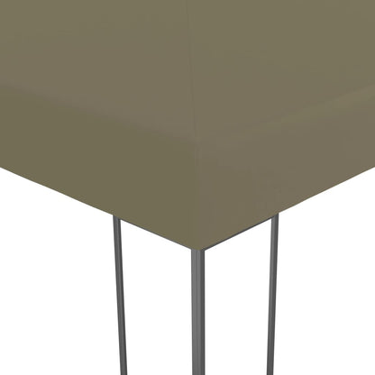 Gazebo da Giardino 3x3 m Grigio Talpa 180 g/mÂ²