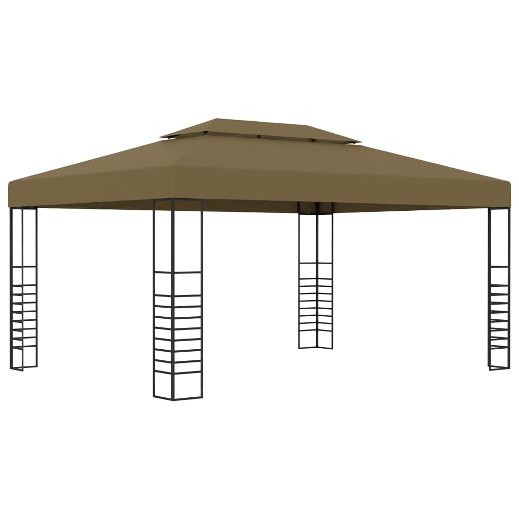 Gazebo 3x4 m Grigio Talpa 180 g/mÂ²
