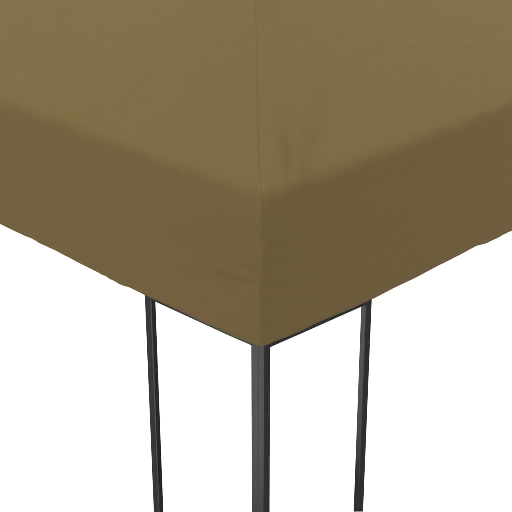 Gazebo da Giardino 6x3x2,7 m Grigio Talpa 180 g/mÂ²