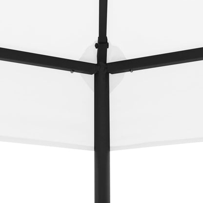 Gazebo da Giardino 323x275x265 cm Bianco 180 g/mÂ²