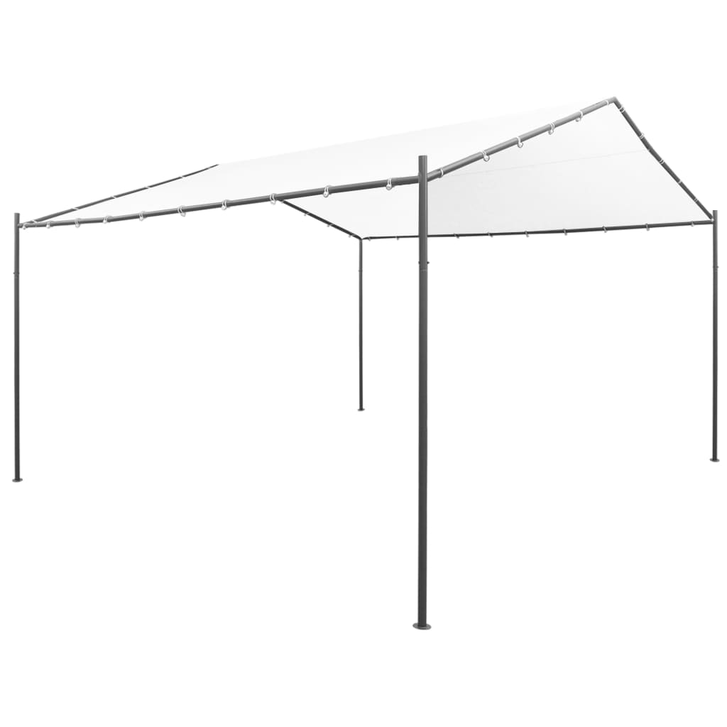Gazebo da Giardino 400x400x260 cm Bianco 180 g/mÂ²