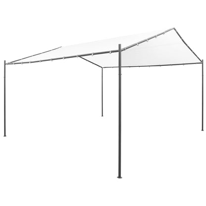 Gazebo da Giardino 400x400x260 cm Bianco 180 g/mÂ²