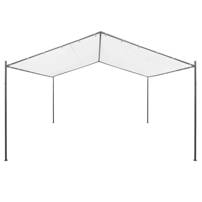 Gazebo da Giardino 400x400x260 cm Bianco 180 g/mÂ²
