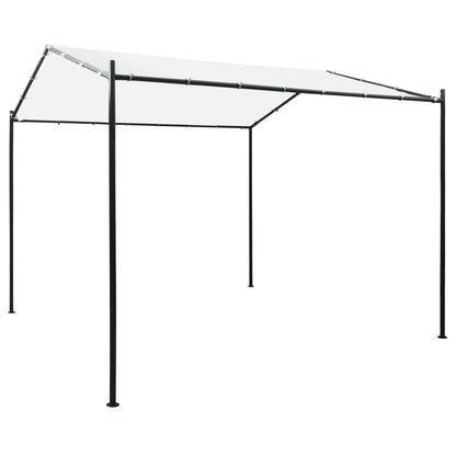 Gazebo da Giardino 3x3x2,6 m Bianco 180 g/m²