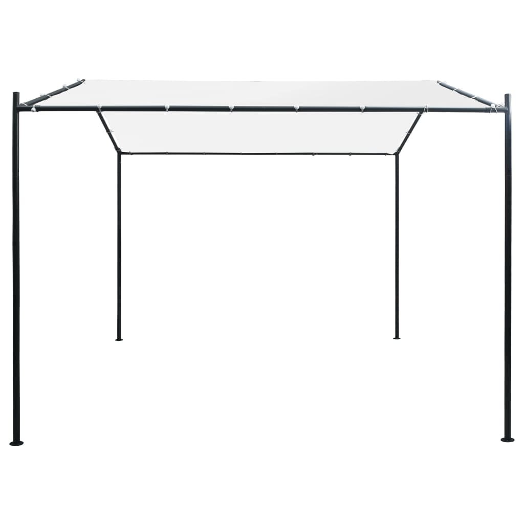 Gazebo da Giardino 3x3x2,6 m Bianco 180 g/mÂ²