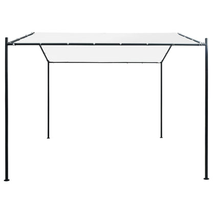Gazebo da Giardino 3x3x2,6 m Bianco 180 g/mÂ²