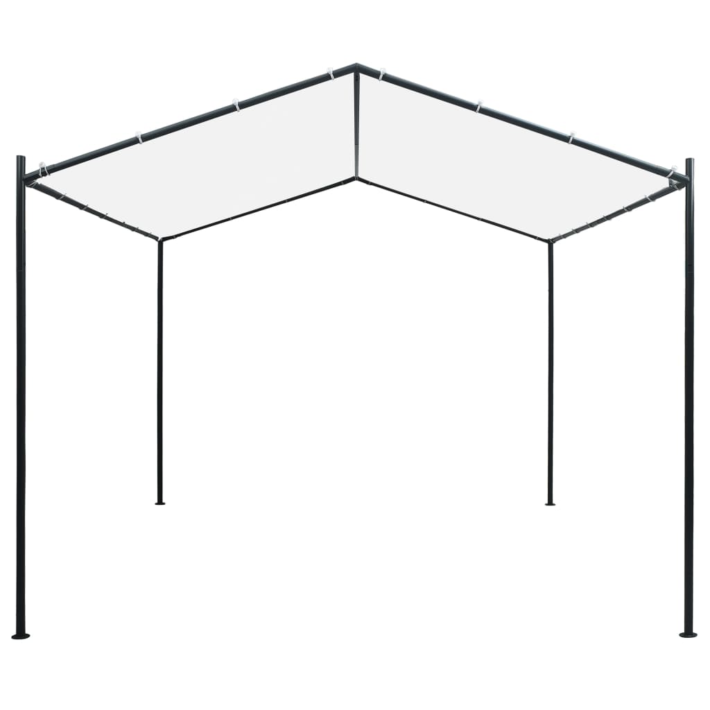 Gazebo da Giardino 3x3x2,6 m Bianco 180 g/mÂ²