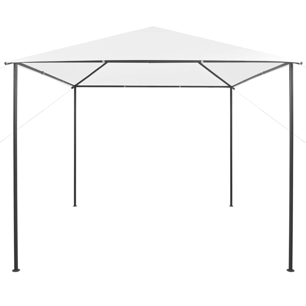 Gazebo da Giardino 3x3x2,9 m Bianco 180 g/mÂ²