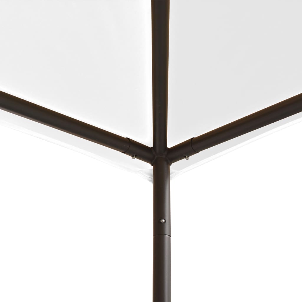 Gazebo da Giardino 3x3x2,9 m Bianco 180 g/mÂ²