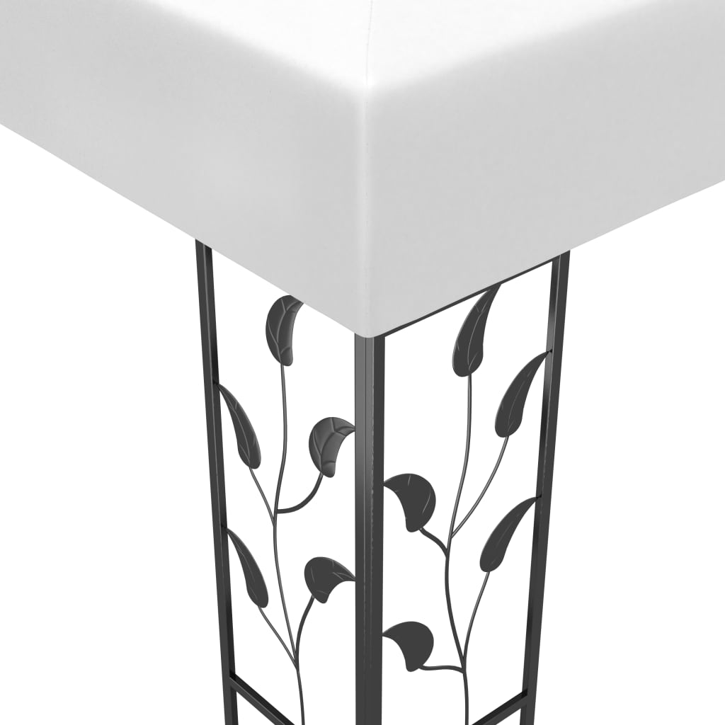 Gazebo 3x3 m Bianco 180 g/mÂ²
