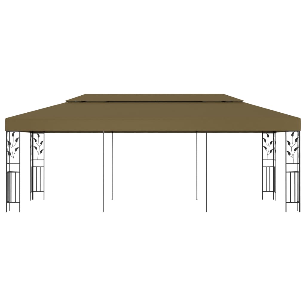 Gazebo 6x3 m Grigio Talpa 180 g/mÂ²
