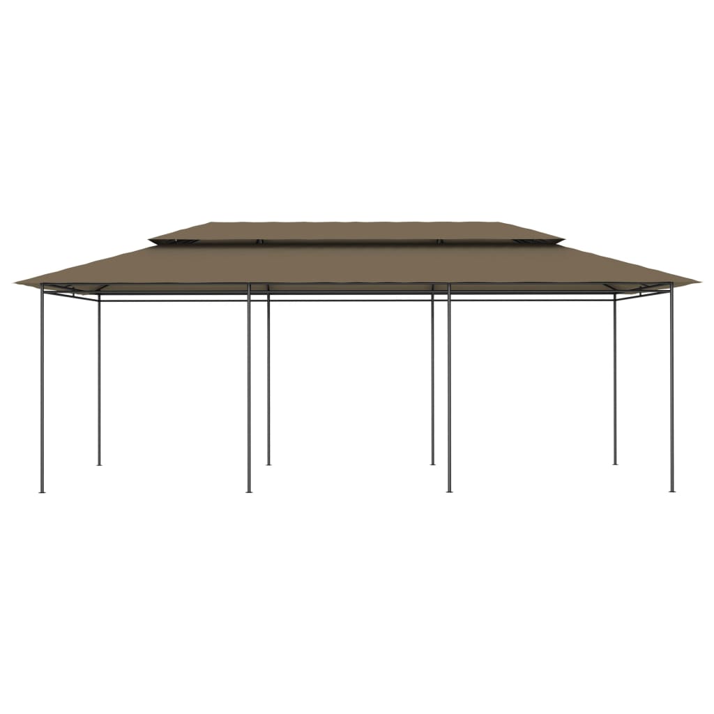 Gazebo 600x298x270 cm Grigio Talpa 180 g/mÂ²
