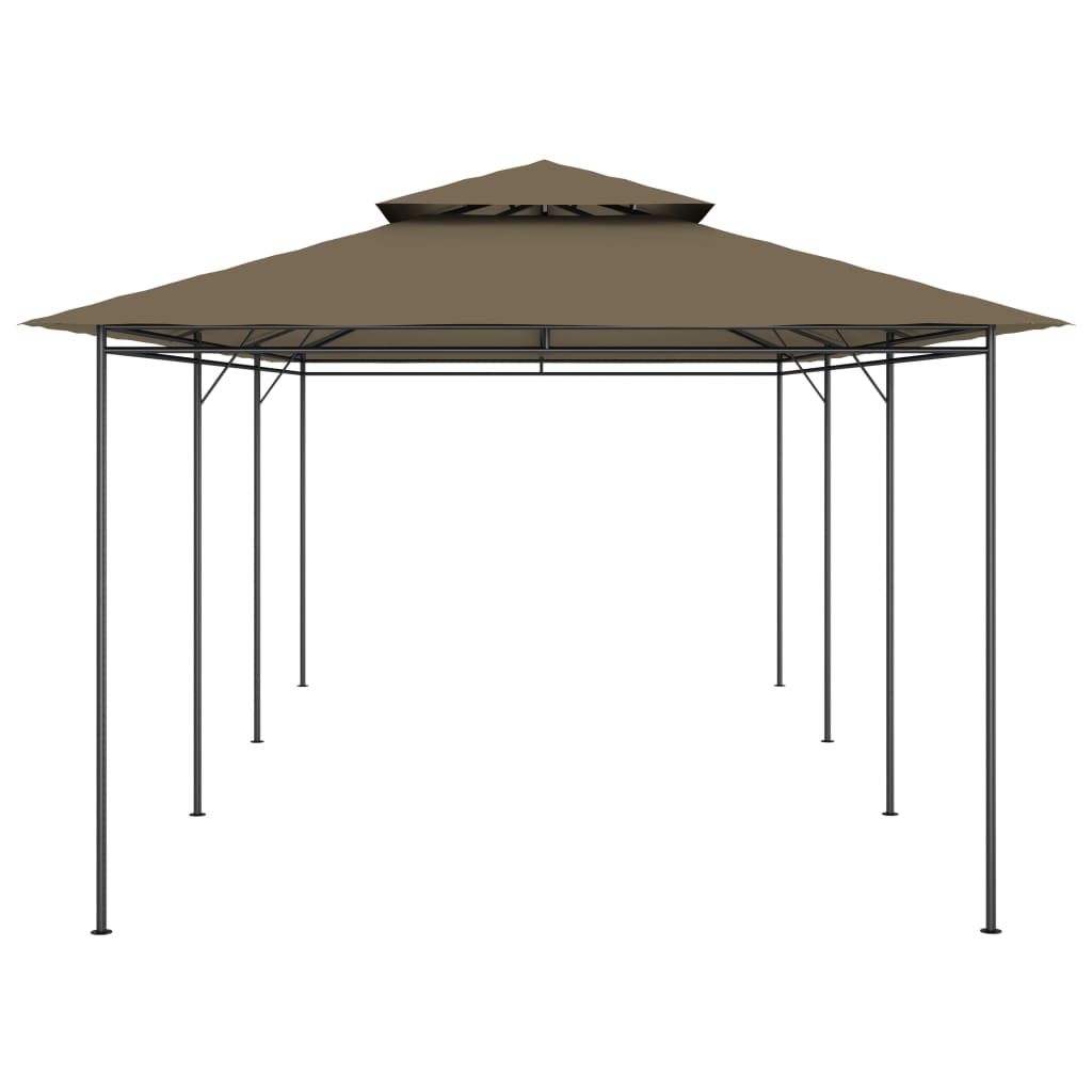 Gazebo 600x298x270 cm Grigio Talpa 180 g/mÂ²