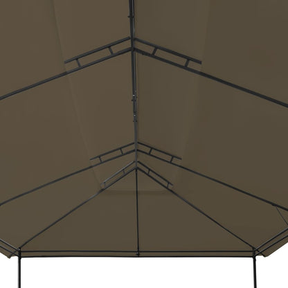 Gazebo 600x298x270 cm Grigio Talpa 180 g/mÂ²