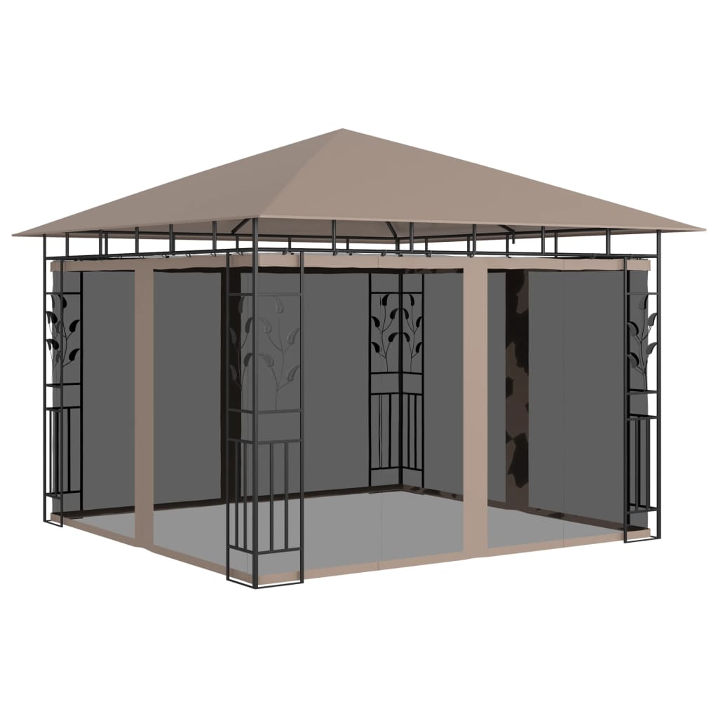 Gazebo con Zanzariera 3x3x2,73 m Talpa 180 g/mÂ²