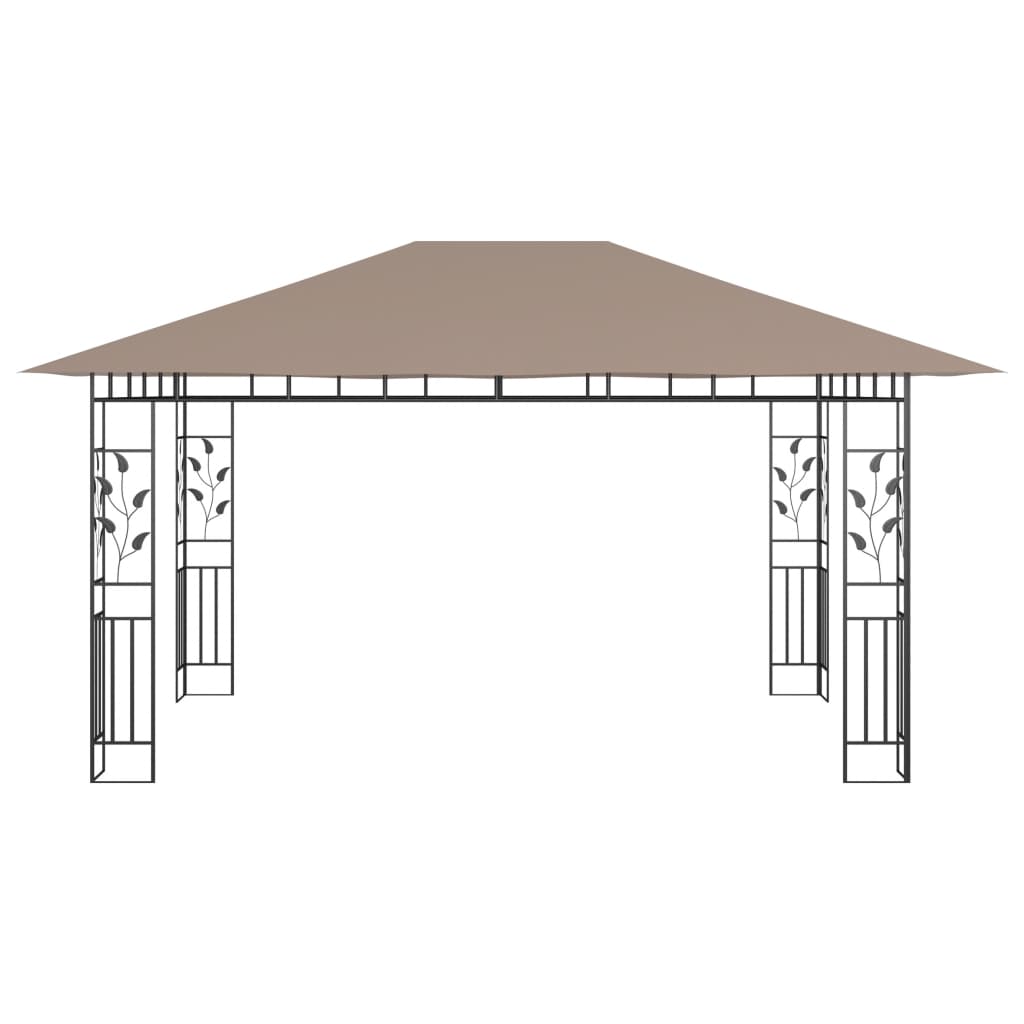 Gazebo con Zanzariera 4x3x2,73 m Talpa 180 g/mÂ²