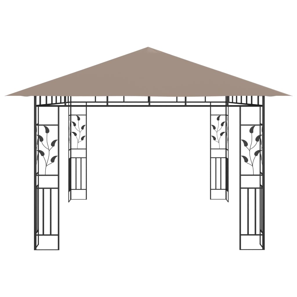 Gazebo con Zanzariera 4x3x2,73 m Talpa 180 g/mÂ²