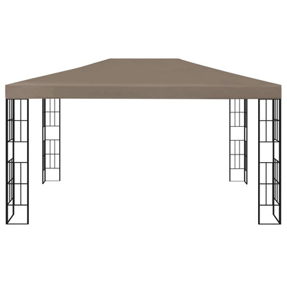 Gazebo 4x3 m Grigio Talpa