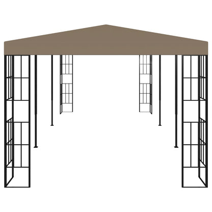 Gazebo 6x3 m Grigio Talpa