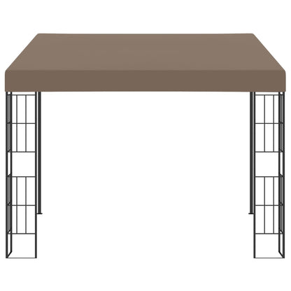 Gazebo a Parete 3x3 m Talpa in Tessuto