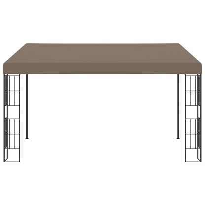 Gazebo a Parete 4x3 m Talpa in Tessuto