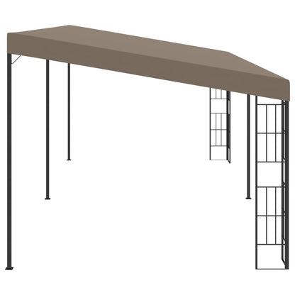 Gazebo a Parete 6x3 m Talpa in Tessuto