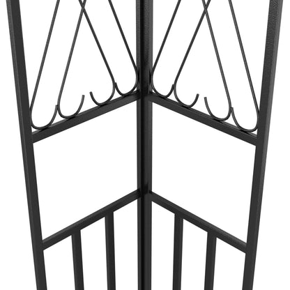 Gazebo 3x3 m Grigio Talpa in Tessuto
