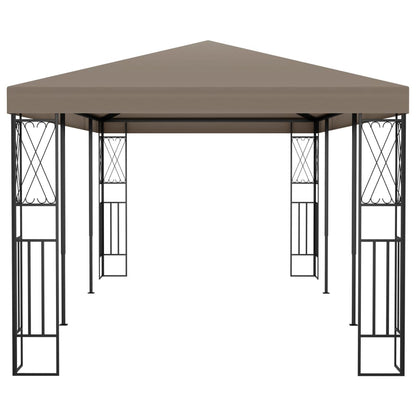 Gazebo 6x3 m Grigio Talpa in Tessuto