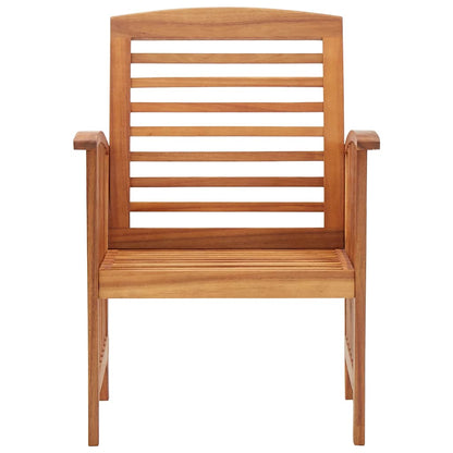 Sedie da Giardino 2 pz in Legno Massello d'Acacia