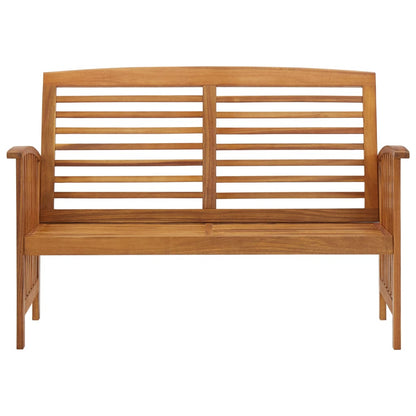 Panchina da Giardino 119 cm in Legno Massello d'Acacia