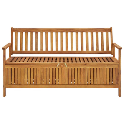 Cassapanca da Giardino 148 cm in Legno Massello di Acacia