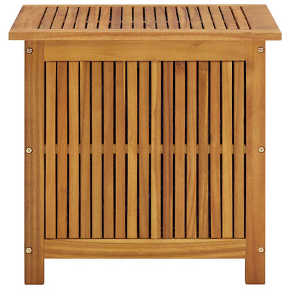 Contenitore da Giardino 60x50x58 cm in Legno Massello di Acacia
