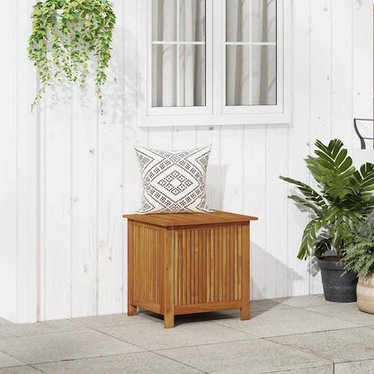 Contenitore da Giardino 60x50x58 cm in Legno Massello di Acacia