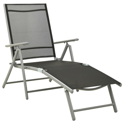 Set Divani da Giardino 3 pz in Textilene e Alluminio Argento