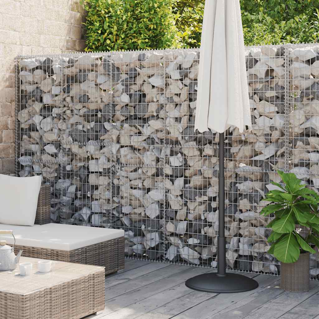 Gabbione in Acciaio Zincato Coperto 900x30x200 cm