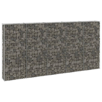 Gabbione con Copertura in Acciaio Zincato 300x30x150 cm