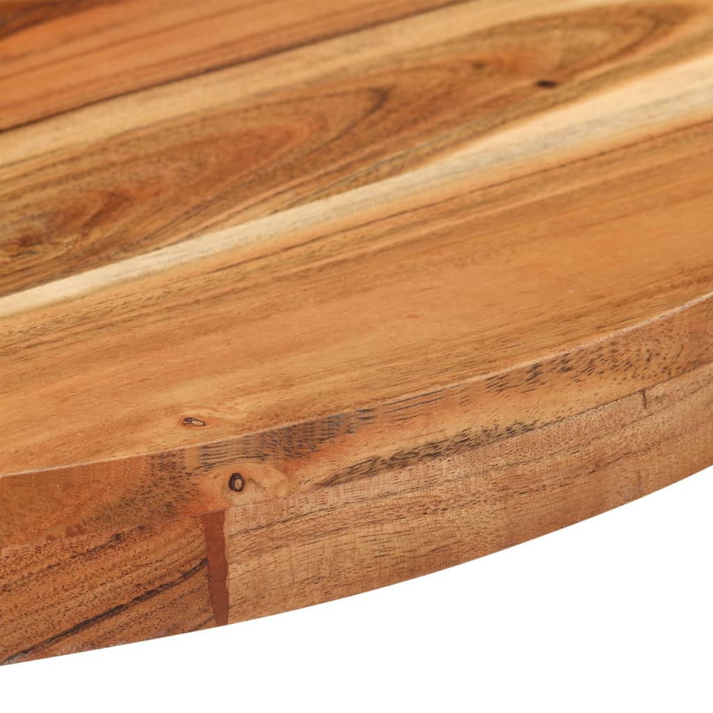 Tavolo da Bistrot Rotondo Ã˜70x75 cm Legno Massello di Acacia