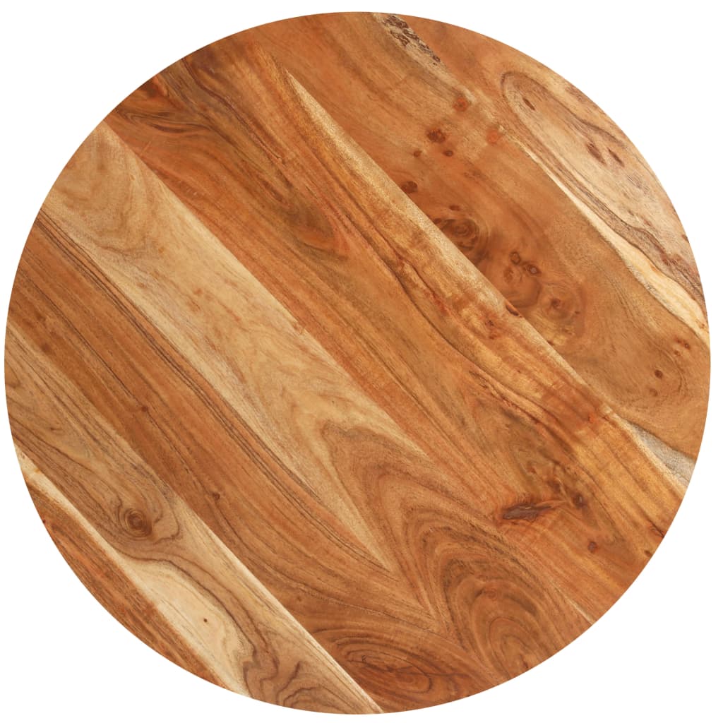 Tavolino da Bistrot Rotondo Ã˜80x75 cm in Legno di Acacia