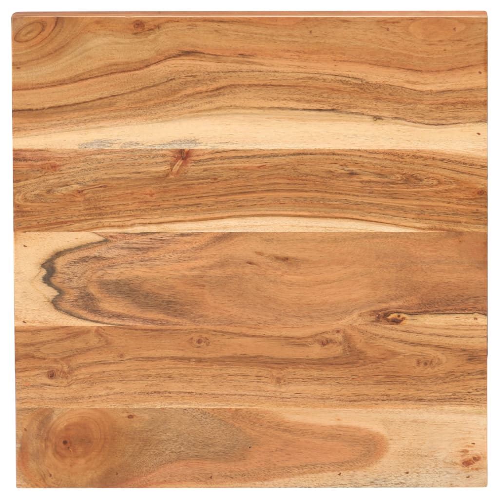 Tavolo da Bar Quadrato 50x50x110 cm Legno Massello di Acacia